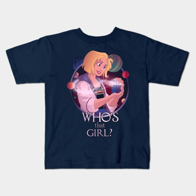 Who's That Girl? Kids T-Shirt by saqman